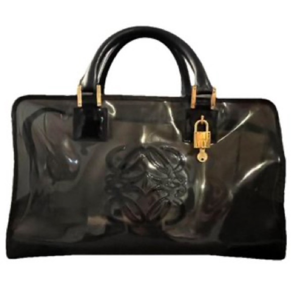 LOEWE LIMITED EDITION Amazona Vinyl Handbag Bag w/ Lock & Key + COA ✨RARE✨